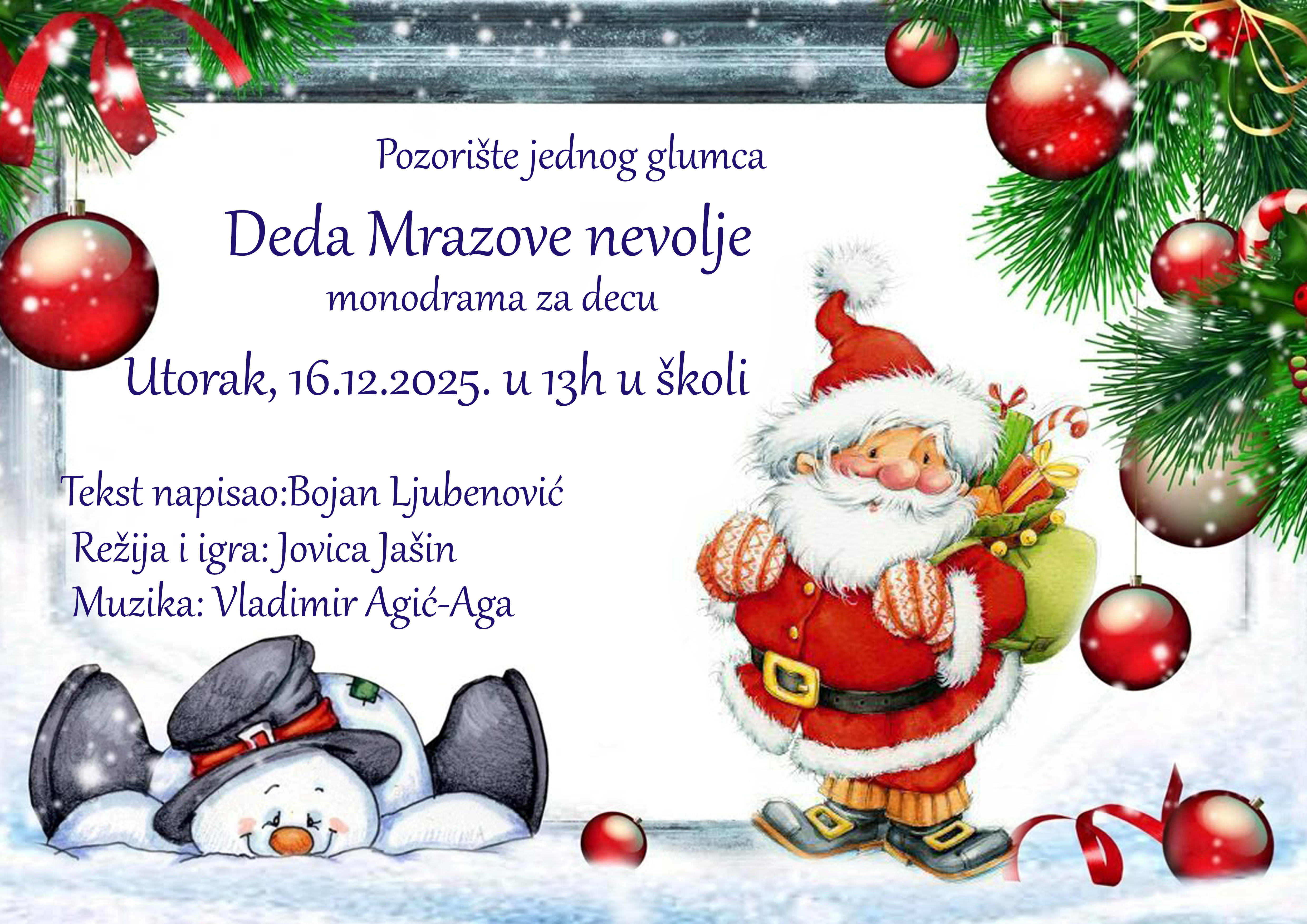 16 Deda Mrazove nevolje plakat